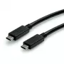 Καλώδιο USB VALUE 11.99.9057 USB 3.2 Gen 2 0,5 m USB-C μαύρο