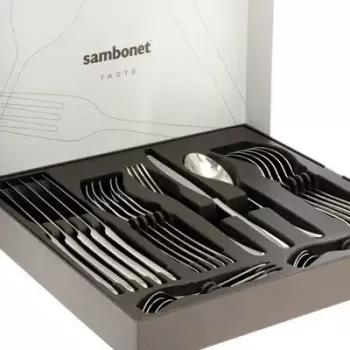 Σετ μαχαιροπίρουνων Sambonet Taste 52553-81 24 τεμ. χρώμιο