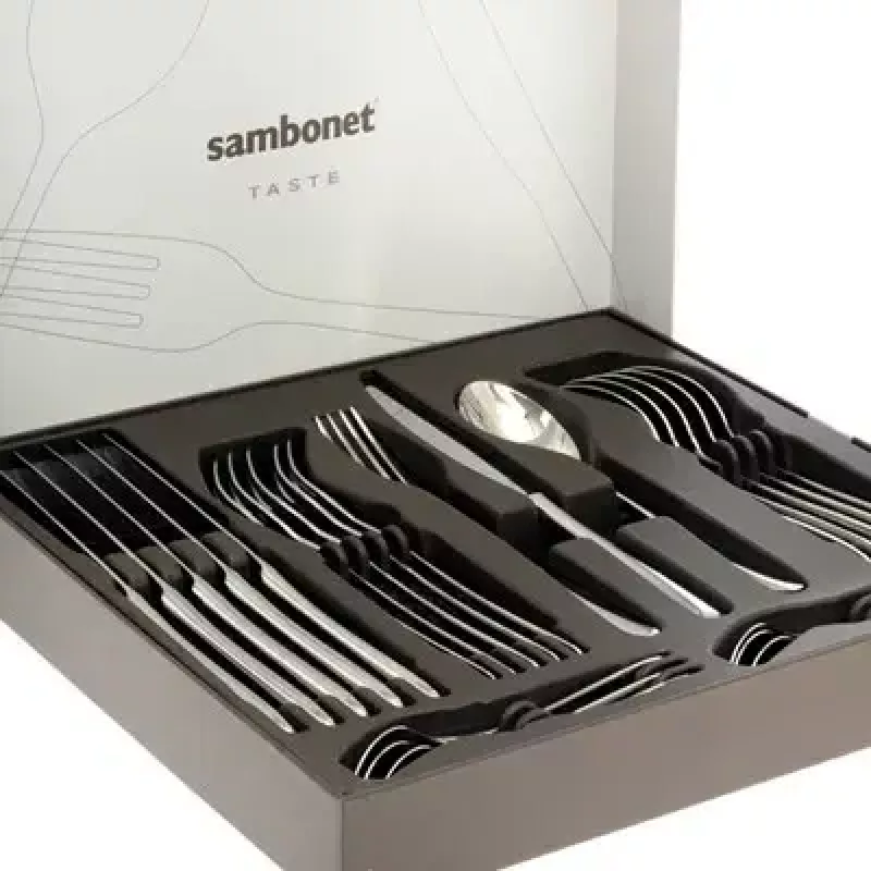 Σετ μαχαιροπίρουνων Sambonet Taste 52553-81 24 τεμ. χρώμιο