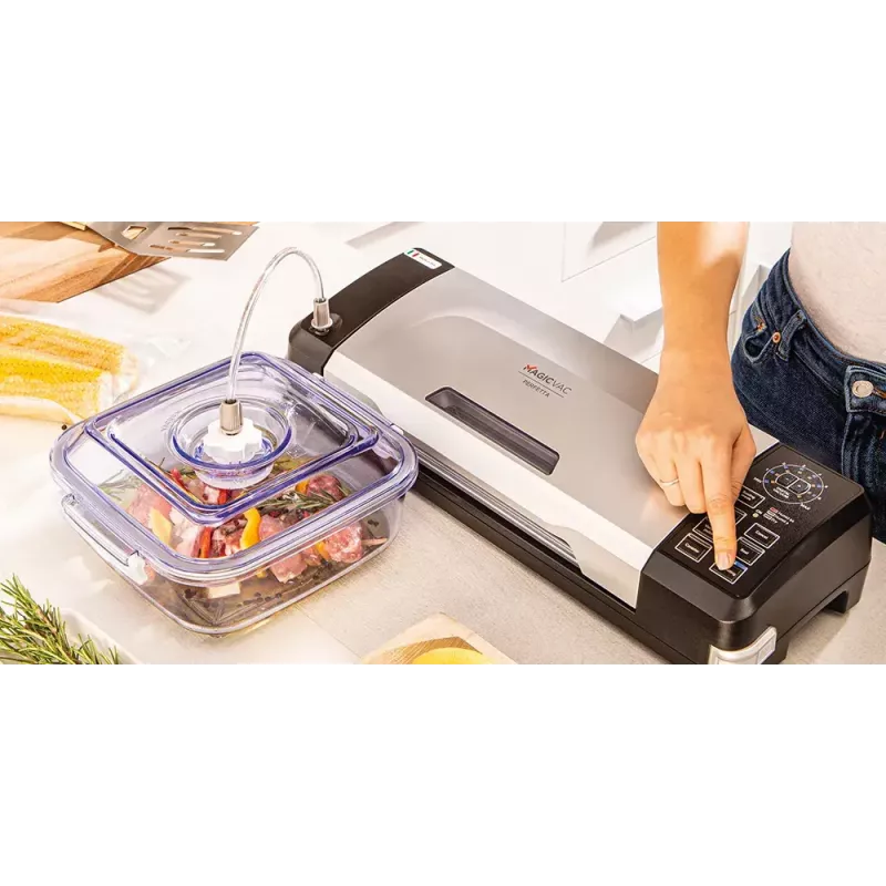 Συσκευή κενού Magic Vac Perfetta Μαύρο Γκρι 130W ABS