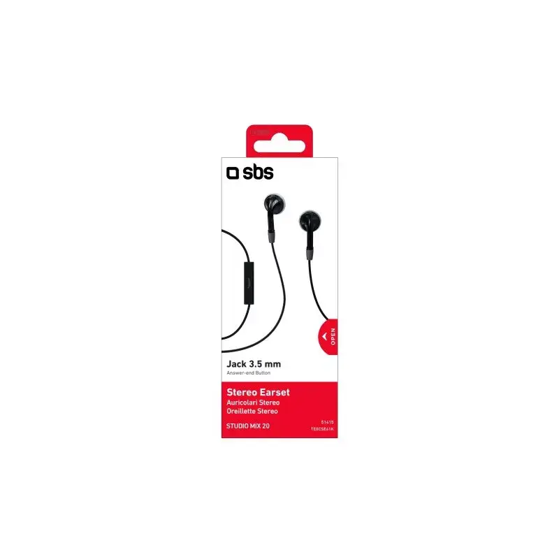 Headset SBS Earset ενσύρματο στερεοφωνικό Duo