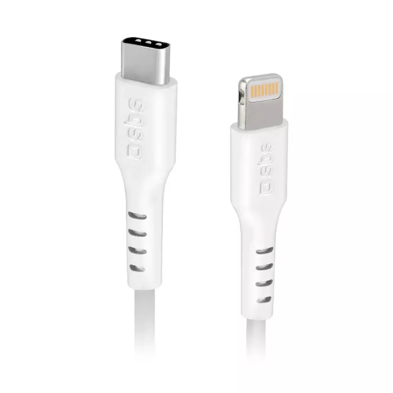 Καλώδιο Lightning σε USB-C SBS Mobile TECABLELIGTC2W — 2 m, Λευκό