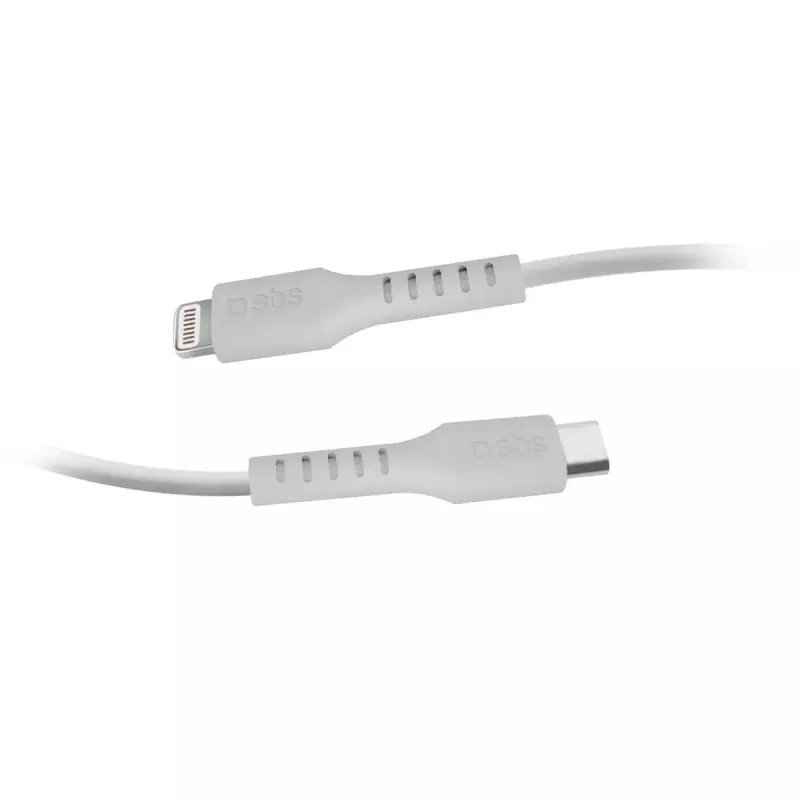 Καλώδιο Lightning σε USB-C SBS Mobile TECABLELIGTC2W — 2 m, Λευκό