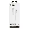 Καλώδιο Lightning SBS TECABLEUSBIP5389W 3 m Λευκό USB A