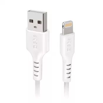 Καλώδιο Lightning SBS TECABLEUSBIP5389W 3 m Λευκό USB A