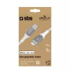Καλώδιο Lightning SBS GRECABLELIGTC12BW 1,2 m Ασημί Λευκό