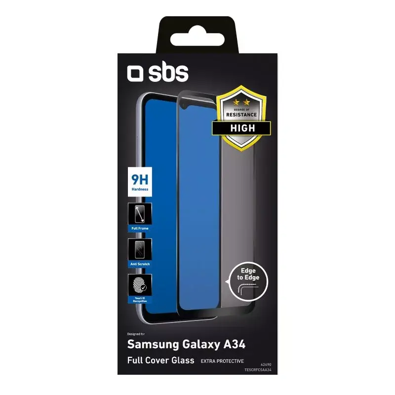 Προστασία οθόνης SBS TESCRFCSAA34 για Samsung Galaxy A34 διαφανές