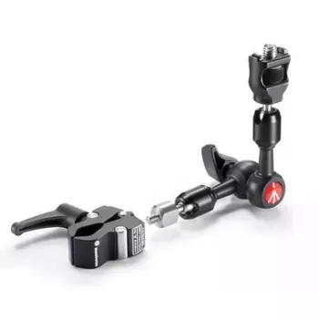 Αξεσουάρ τριπόδου Manfrotto 244MICROKIT — μαύρο, σπείρωμα σύνδεσης 1/4 ίντσες, μέγιστο φορτίο 3 kg