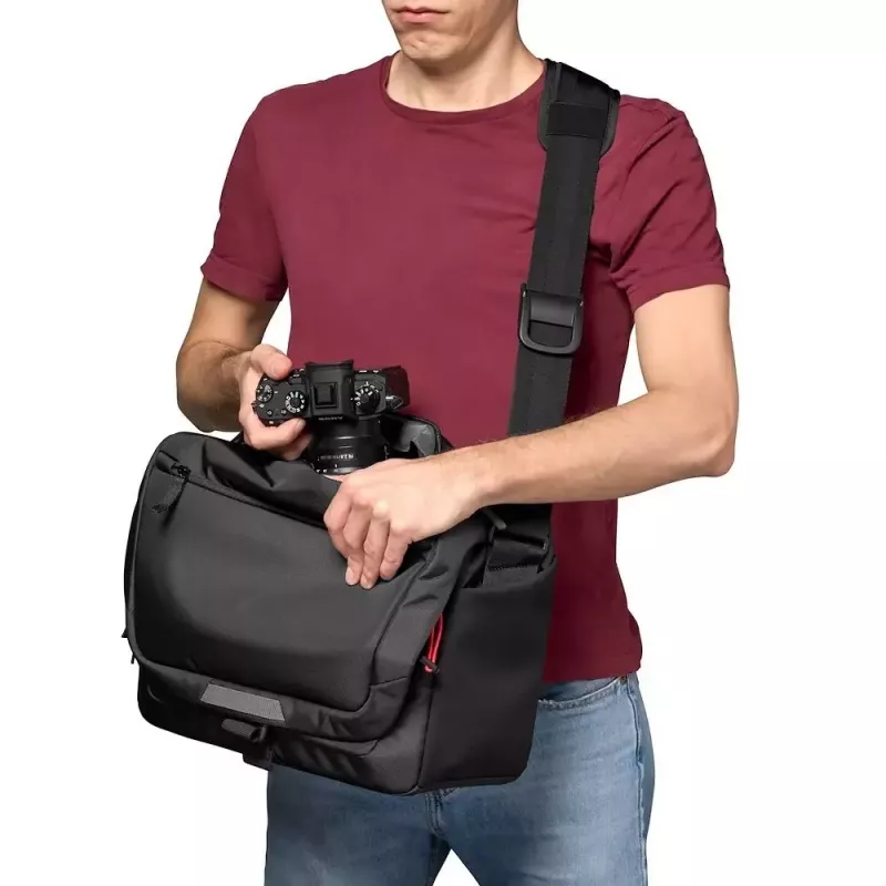 Τσάντα messenger Manfrotto MB MA3-M-M μαύρο καθολικό λουρί ώμου