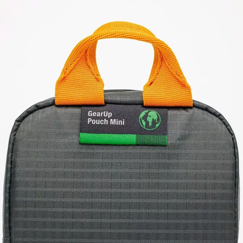 Lowepro GearUp Pouch Mini τσάντα νάιλον πολυεστέρας ripstop γκρι πορτοκαλί