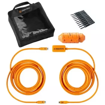 Καλώδιο USB-C σε USB-C από tether tools CUC31R-ORG – 9,40 m, γωνιακό, πορτοκαλί