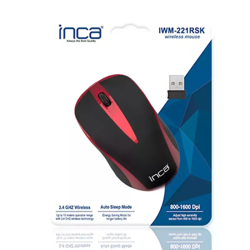 Ποντίκι Inca IWM-221RSK RF Ασύρματο Οπτικό