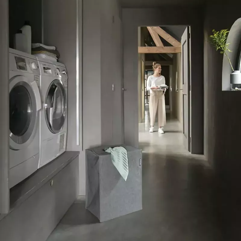 Καλάθι απλύτων Brabantia 120381 55 L ορθογώνιο μαύρο