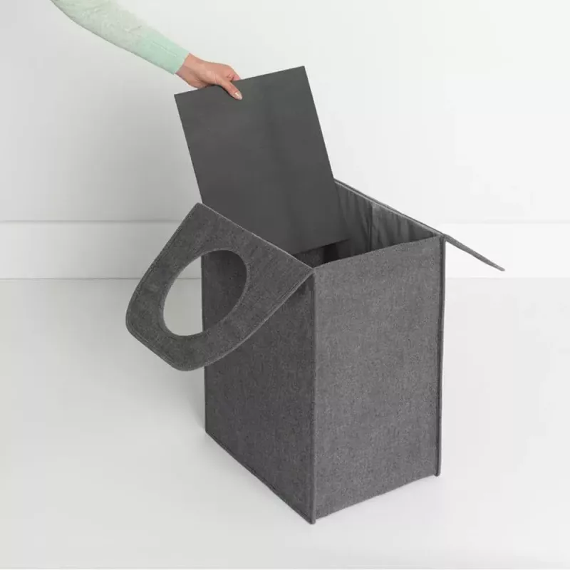 Καλάθι απλύτων Brabantia 120381 55 L ορθογώνιο μαύρο