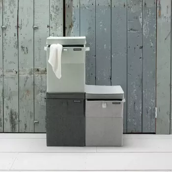 Καλάθι απλύτων Brabantia 120442 35L ορθογώνιο μαύρο
