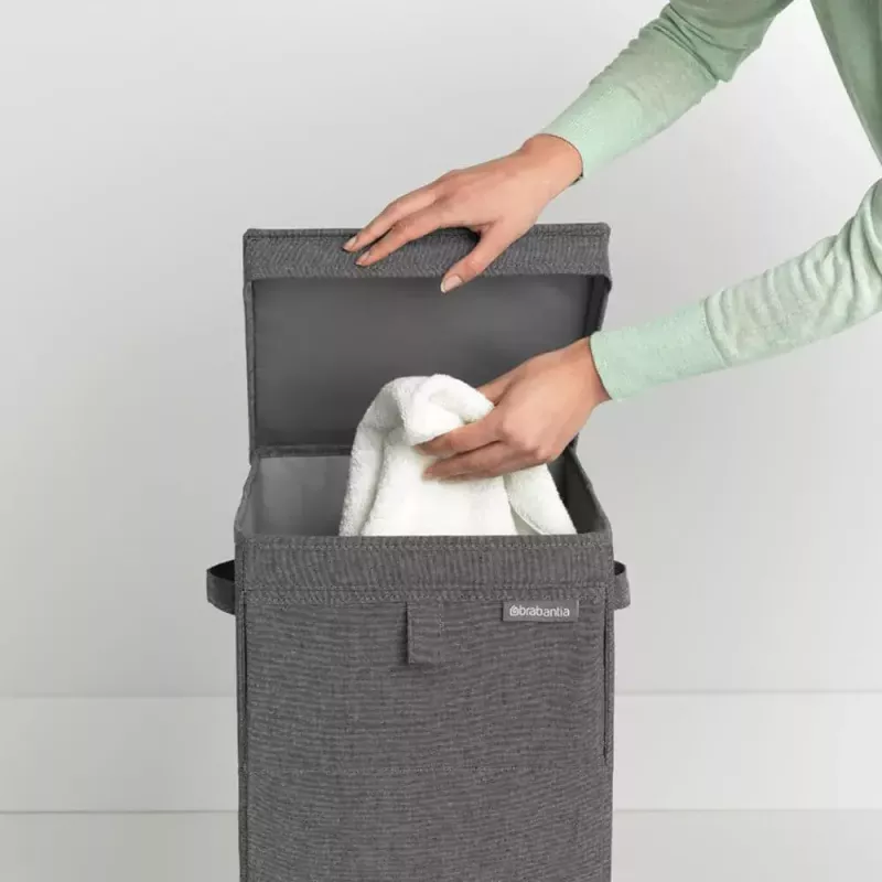 Καλάθι απλύτων Brabantia 120442 35L ορθογώνιο μαύρο