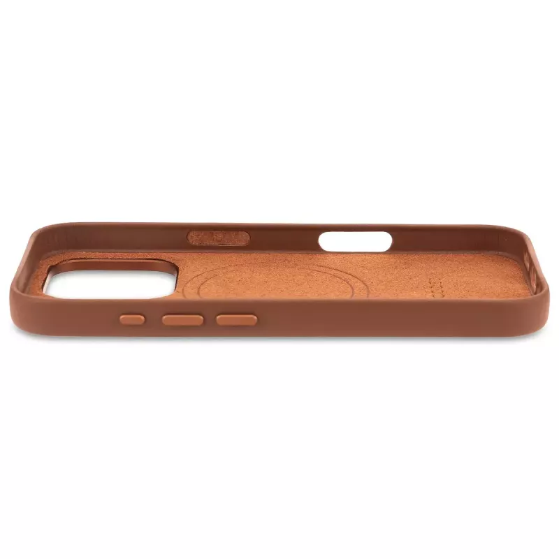 Θήκη Decoded Δερμάτινη θήκη iPhone 16 Pro 6,3 ίντσες Καφέ