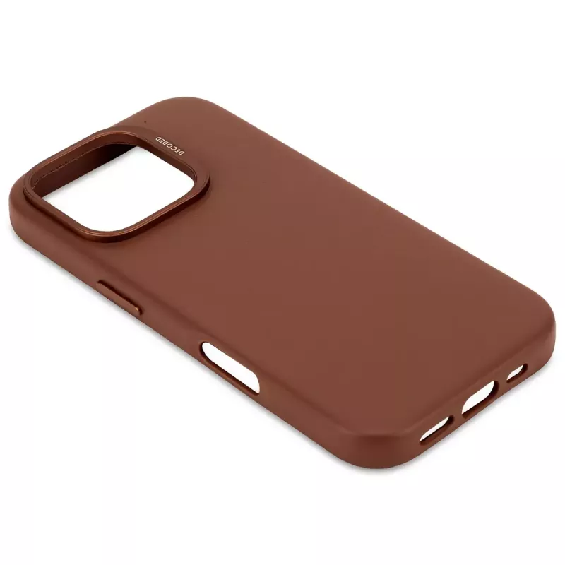 Θήκη Decoded Δερμάτινη θήκη iPhone 16 Pro 6,3 ίντσες Καφέ