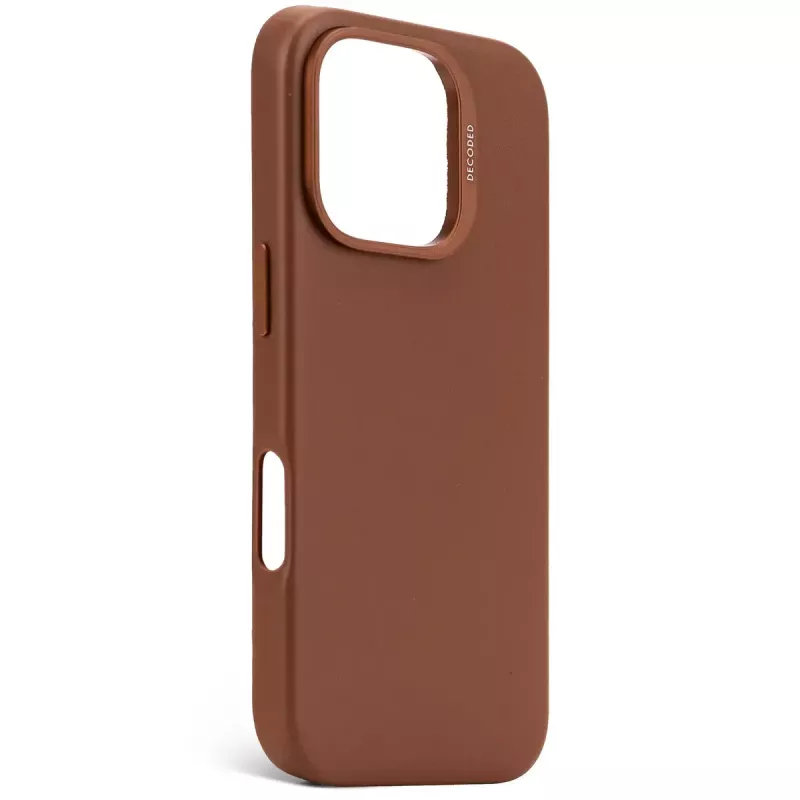 Θήκη Decoded Δερμάτινη θήκη iPhone 16 Pro 6,3 ίντσες Καφέ
