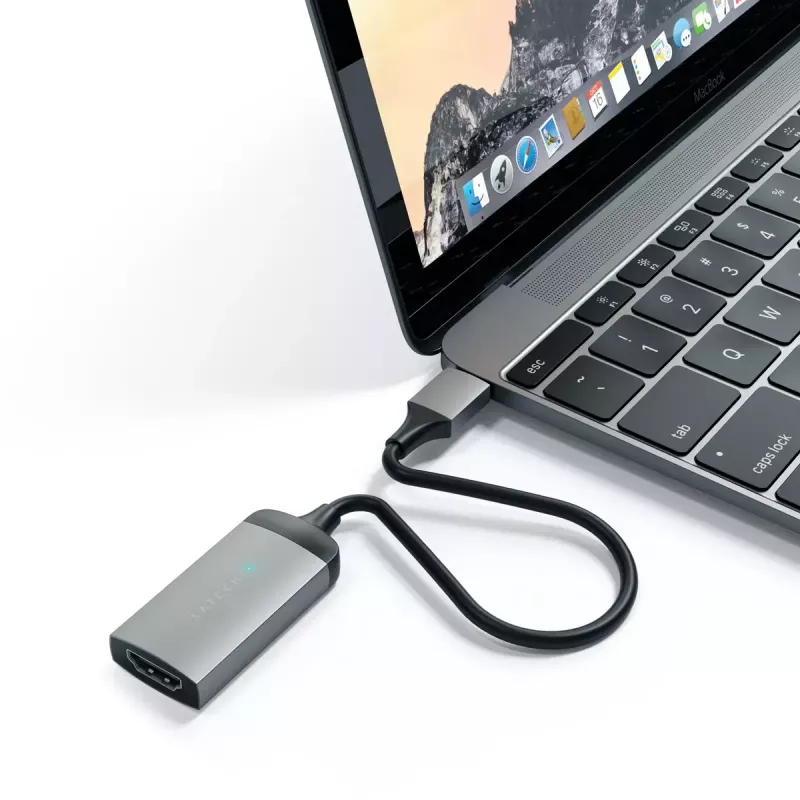 Προσαρμογέας γραφικών USB Satechi ST-TC4KHAM Γκρι