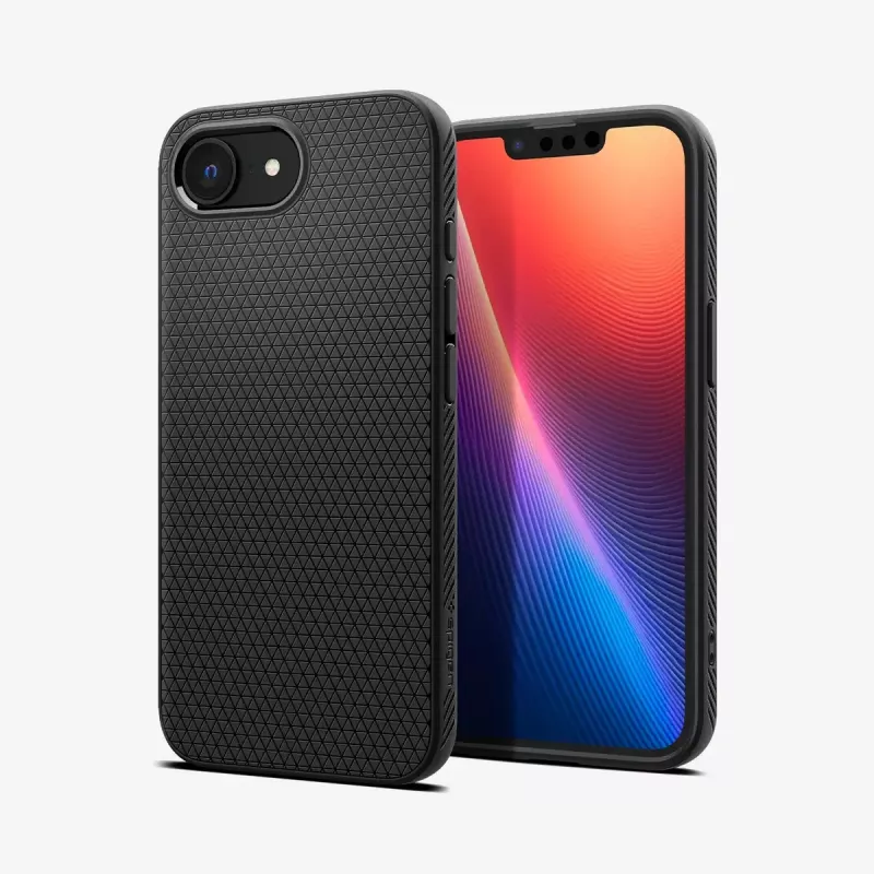 Θήκη Spigen Liquid Air iPhone 16e Ματ Μαύρη