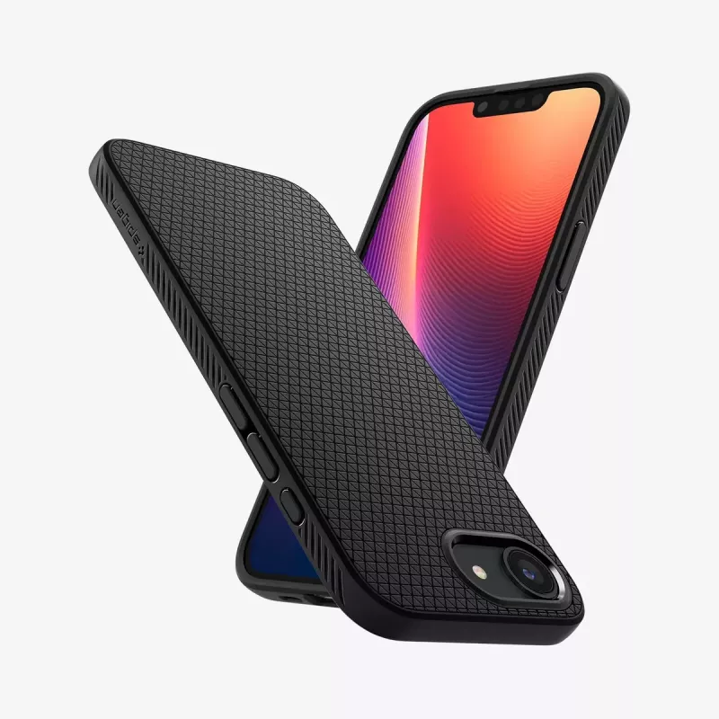 Θήκη Spigen Liquid Air iPhone 16e Ματ Μαύρη