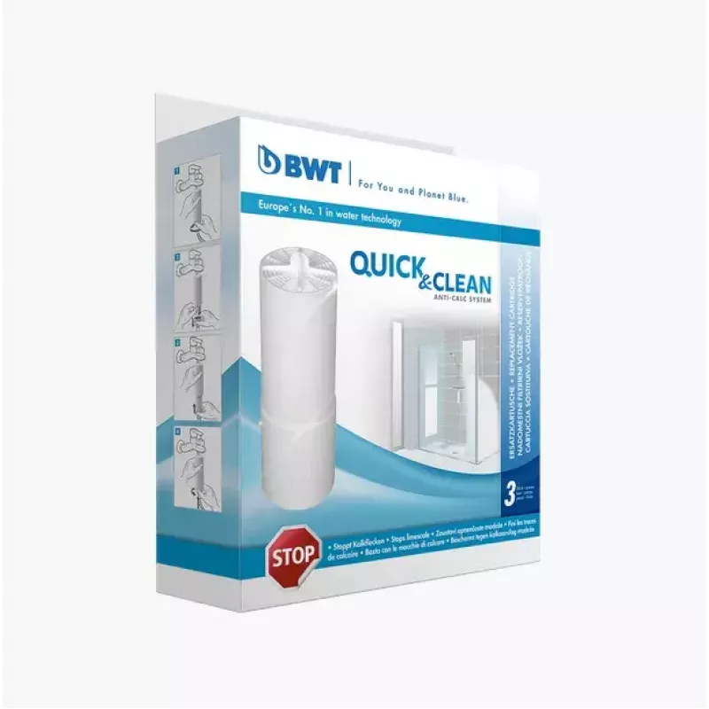 BWT Quick & Clean ανταλλακτικά φυσίγγια αντι-αλάτων, 3 τεμ.