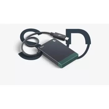 Αναγνώστης καρτών Angelbird PKT SD – συμπαγής, φορητός αναγνώστης SD/microSD, μοντέλο SDCRPKT