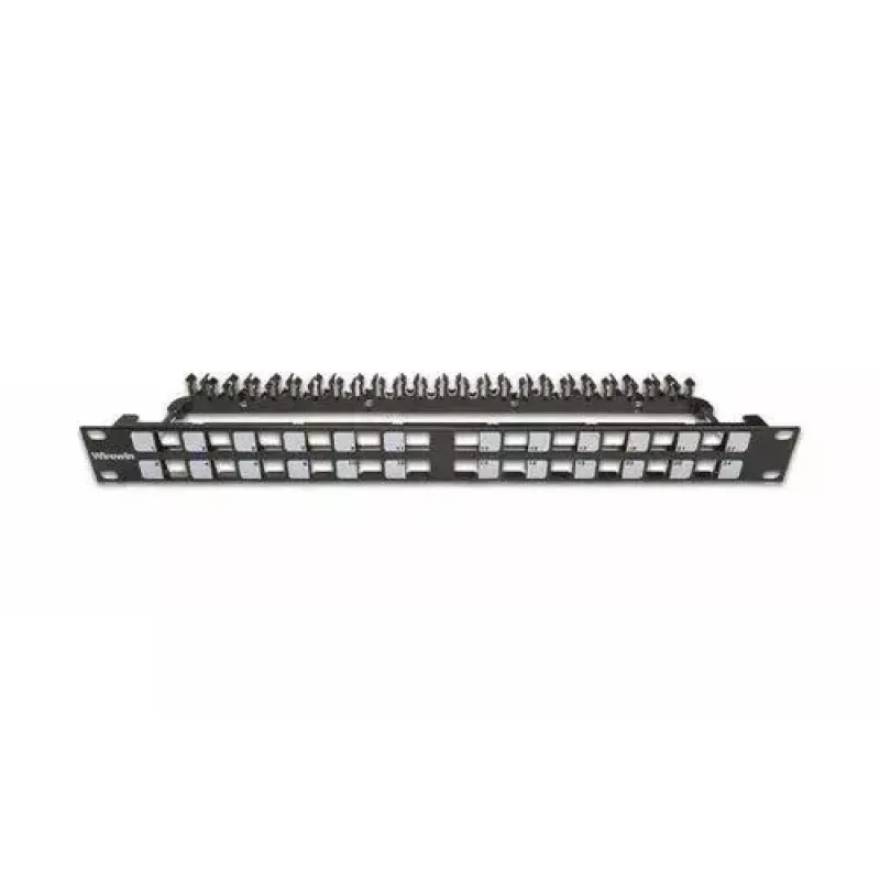 Patch Panel 1U Wirewin WKS PANEL 24 Μαύρο