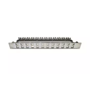 Patch Panel 1U Wirewin WKS PANEL 24 Νικέλ λεπτό
