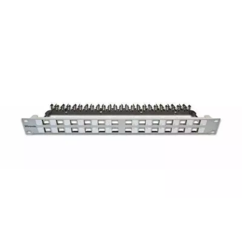Patch Panel 1U Wirewin WKS PANEL 24 λεπτό