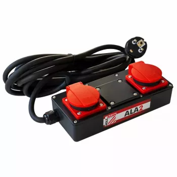 Διανομέας ρεύματος Holzmann ALA2_230V 2 πρίζες AC 230V 16A