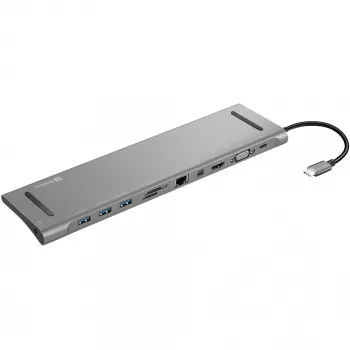SANDBERG USB-C σταθμός σύνδεσης HDMI DP VGA SD USB USB-C