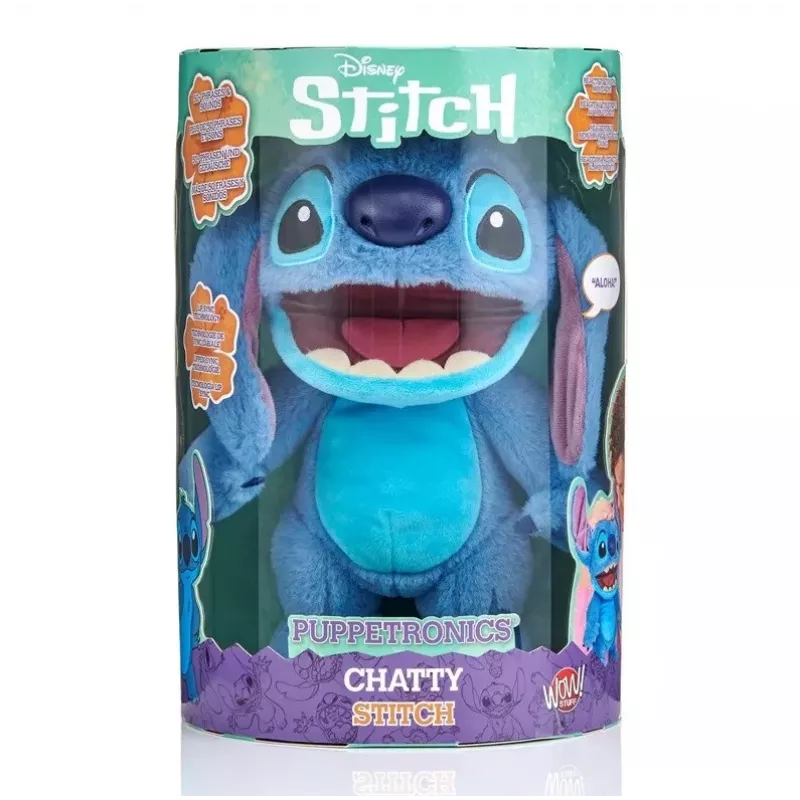Διαδραστική μασκότ Wow! Stuff Disney Real FX Chatty Stitch κούκλα (DIS-1025-01)