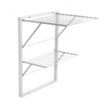 ARREDAMENTI KEVIN Επιτοίχια απλώστρα – 64 x 67 cm, Λευκό