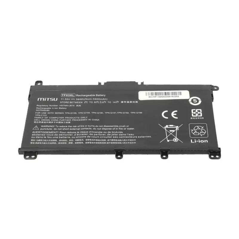 #Mitsu για HP 14-BP 3400mAh (39Wh) 11,55V