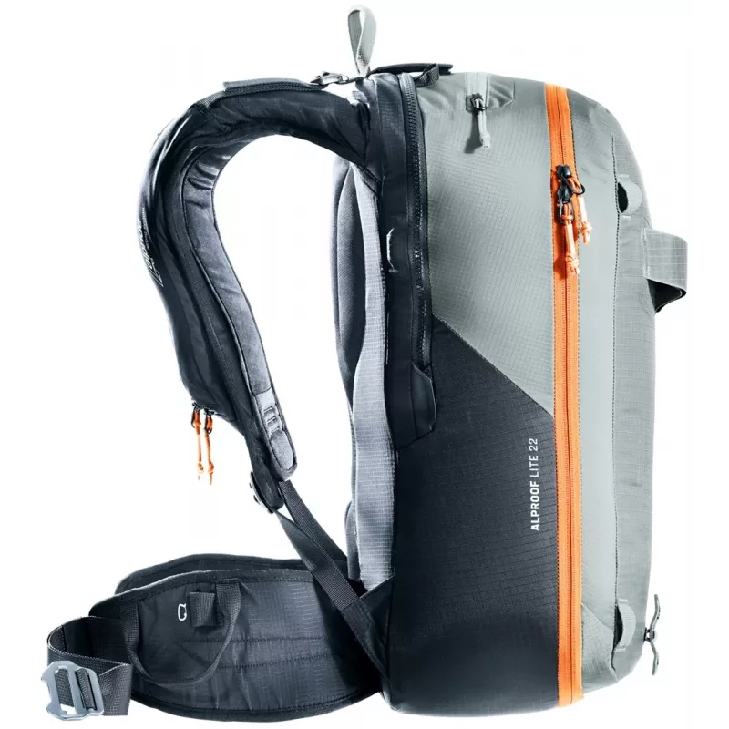 Deuter Alproof Lite 22 κασσίτερος/μαύρο – Σακίδιο χιονοστιβάδας