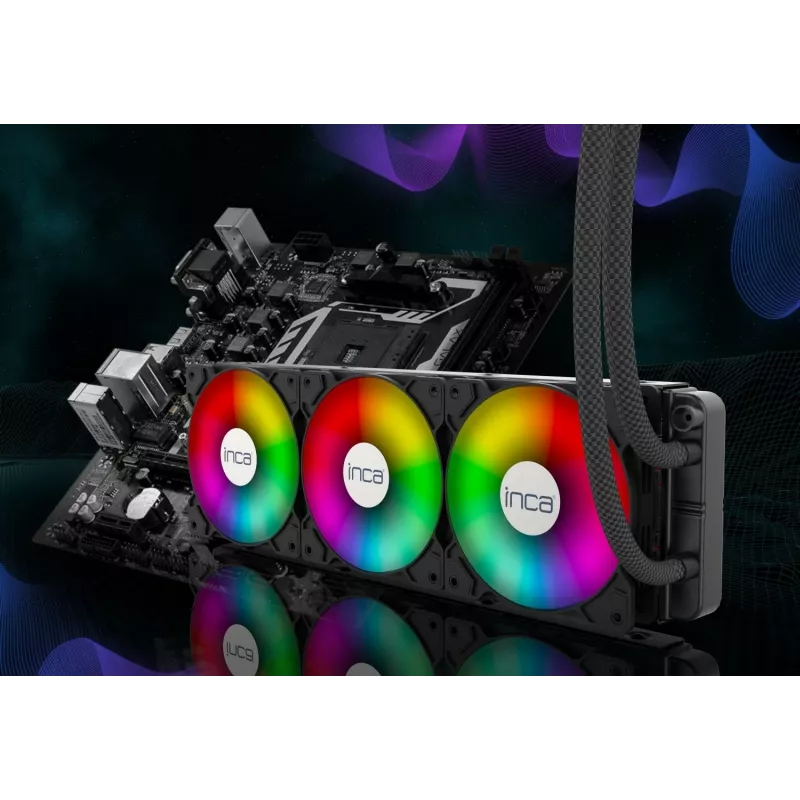 INCA ISS-03XN CPU LIQUID Cooler 3 x 120 mm PWM ανεμιστήρες