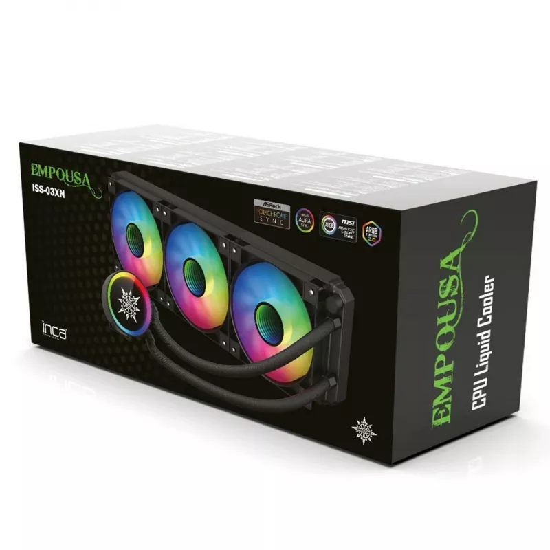 INCA ISS-03XN CPU LIQUID Cooler 3 x 120 mm PWM ανεμιστήρες