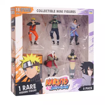 Naruto Shippuden φιγούρες – συσκευασία 6 τεμ. Deluxe Edition VER. B