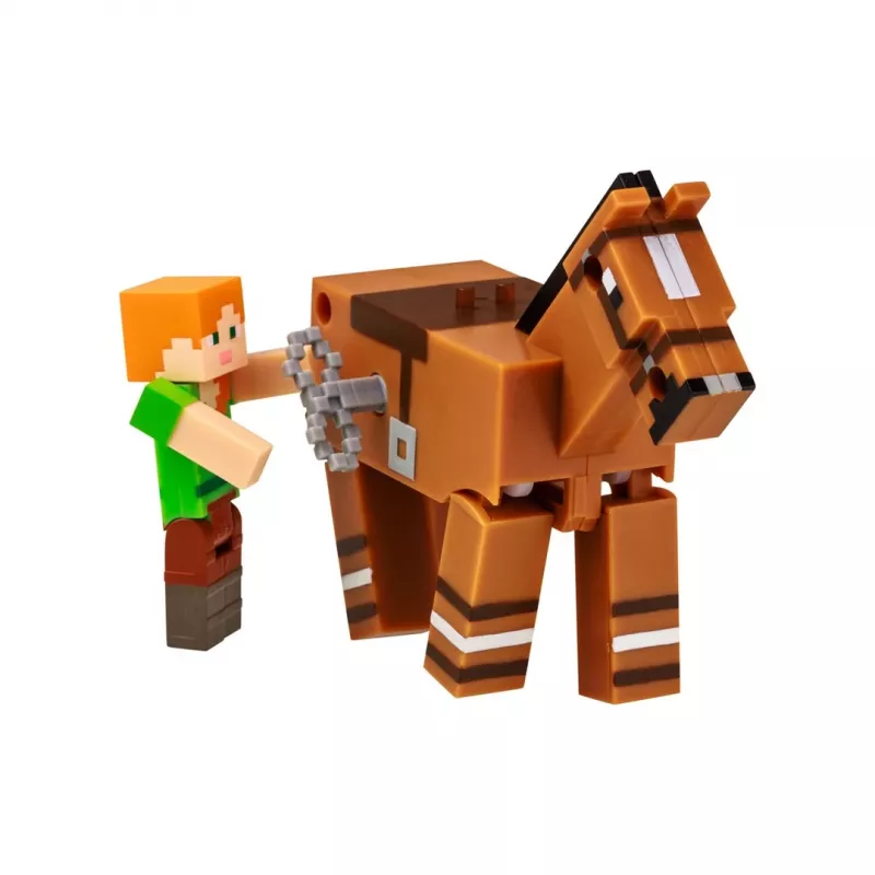 Minecraft S2 3D WIND-UP παιχνίδι - Alex & Άλογο