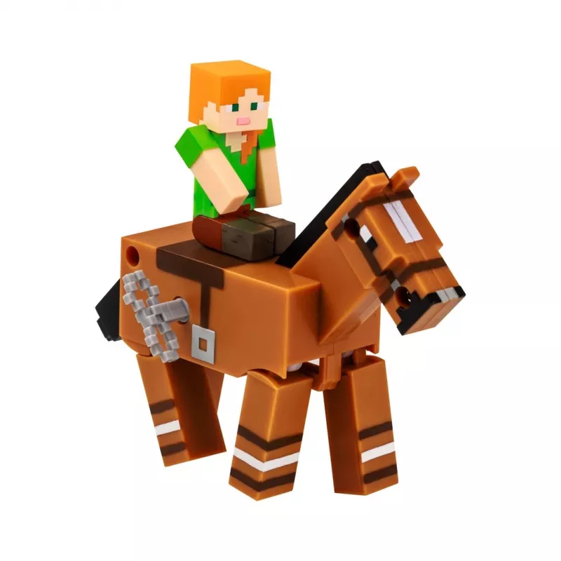 Minecraft S2 3D WIND-UP παιχνίδι - Alex & Άλογο
