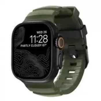 NOMAD Rocky Point βραχιόλι για Apple Watch 46mm/49mm πράσινο-μαύρο