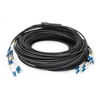 DIGITUS προκατασκευασμένο καλώδιο breakout Fibre Optic Universal, Singlemode OS2, 8 ίνες, LC/UPC - LC/UPC