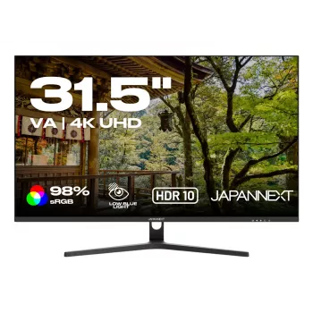 JAPANNEXT οθόνη 4K UHD 80 cm (31,5) 3840x2160 pixel, VA-Panel, 5 ms, 60 Hz, AMD FreeSync, HDMI, DisplayPort (JN-V315UHDR)