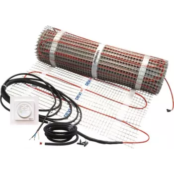 Θερμαντικό χαλάκι DANFOSS Devi σετ λεπτής στρώσης 150 W/m², 2,5 m² (0,5 x 5 m), μοντέλο 140F0469