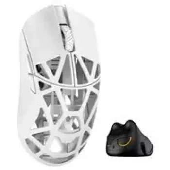 WLMouse Beast X Mini Pro Solid Sides Gaming Mouse Omron Optical Switches (MINI-SHIXIN-WHITE-O)