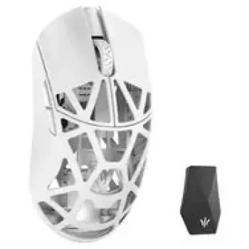 WLMouse Beast X Max Solid Sides Gaming Mouse Omron Optical Switches (MAX-MILKY WHITE-O-SHIXIN)