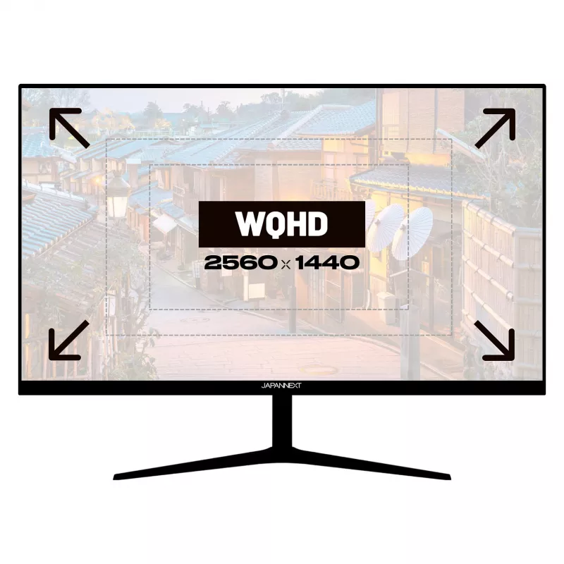 JAPANNEXT JN-IPS27WQHDR-C65W 16:9 HDMI/DP WQHD - Επίπεδη οθόνη (TFT/LCD)