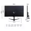 JAPANNEXT JN-IPS27WQHDR-C65W 16:9 HDMI/DP WQHD - Επίπεδη οθόνη (TFT/LCD)